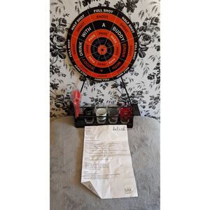 NWOT Magnetic Dart Shots Drinking Game 8 Piece Set Bar Adult Party Night Alcohol